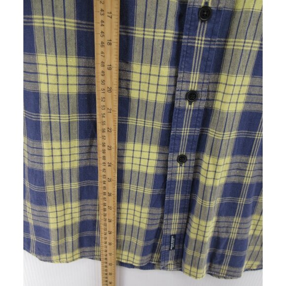 VINTAGE Ralph Lauren Polo Sport Shirt Large Linen Blend Button Up Plaid - Picture 5 of 11